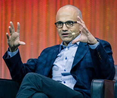 Indian American Satya Nadella is the CEO of Microsoft